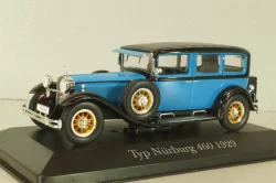 Mercedes-Benz Nurburg 460 N Pullman-Limousine (W08) 1929, blue 7905007, WhiteBox 1:43