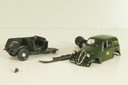 Simca 5 Fourgonnette "Post" 1938, van, 082050617, Atlas 1:43 На запчасти!