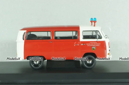 Volkswagen T2a Feuerwehr Kirchheimbolanden, red/white, Schuco 1:43