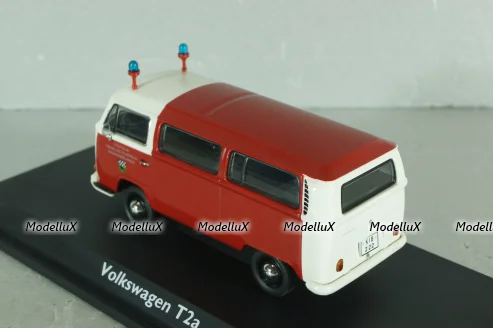 Volkswagen T2a Feuerwehr Kirchheimbolanden, red/white, Schuco 1:43