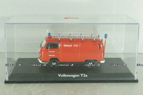Volkswagen T2a Feuerwehr Wendelstein with roof rack, Schuco 1:43