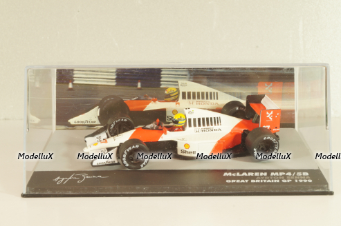 McLaren MP4/5B #27 Ayrton Senna, British GP 1990, Formula 1, Formula 1 Collection #185, Altaya 1:43