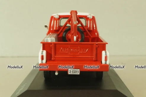 Chevrolet 3100 tow truck 1956, red/white, WB233, WhiteBox 1:43
