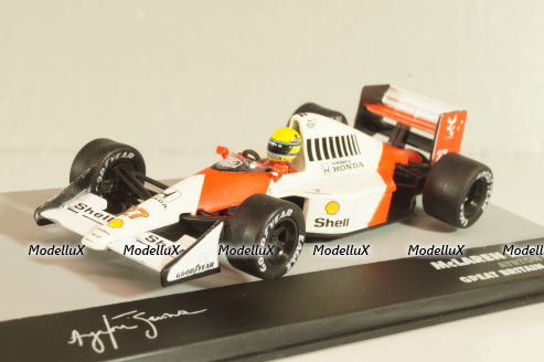 McLaren MP4/5B #27 Ayrton Senna, British GP 1990, Formula 1, Formula 1 Collection #185, Altaya 1:43