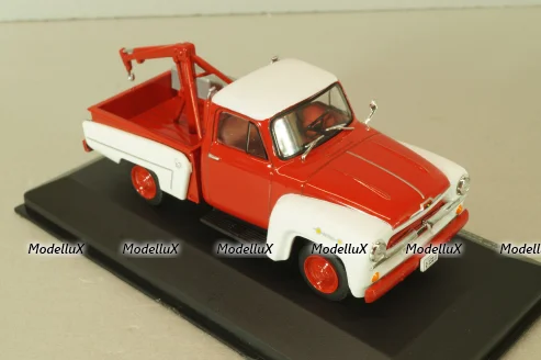 Chevrolet 3100 tow truck 1956, red/white, WB233, WhiteBox 1:43