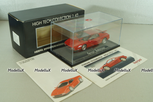 Ferrari Tesstarossa 1984, red, 010306, Herpa 1:43