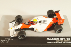 McLaren MP4/5B #27 Ayrton Senna, British GP 1990, Formula 1, Formula 1 Collection #185, Altaya 1:43