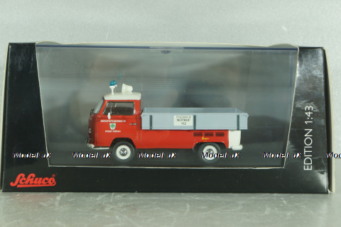 Volkswagen T2a Pritsche, Feuerwehr Fürth 1965 bus , 03334, Schuco 1:43