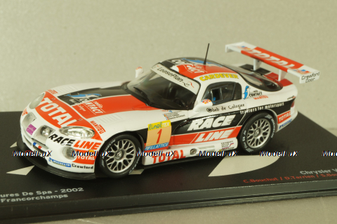 Chrysler Viper GTS-R #1 24h SPA 2002, Altaya 1:43