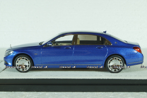 Mercedes S600 V12 S-Class Maybach 2016, blue, ALM420105, Almost Real 1:43