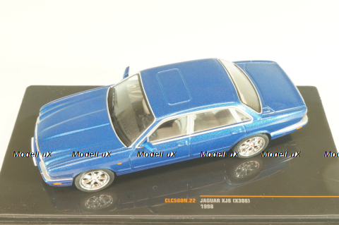 Jaguar XJ8 (X308) 1998, blue, CLC588, IXO 1:43