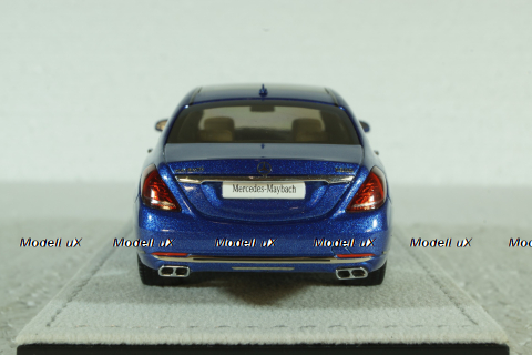 Mercedes S600 V12 S-Class Maybach 2016, blue, ALM420105, Almost Real 1:43