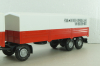 Mercedes 1729 truck, with trailer, red "Truck of the year 1990", 314, NZG 1:43 