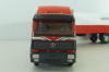 Mercedes 1729 truck, with trailer, red "Truck of the year 1990", 314, NZG 1:43 
