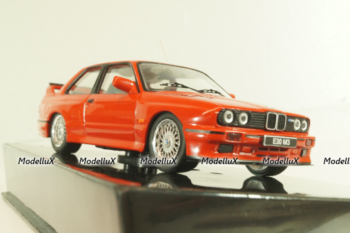 BMW M3 (E30) 1990, red, CLC583, IXO 1:43