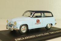 Simca Aronde Chatelaine "Simca Service", light blue/blue, Altaya 1:43