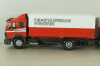 Mercedes 1729 truck, with trailer, red "Truck of the year 1990", 314, NZG 1:43 