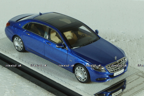 Mercedes S600 V12 S-Class Maybach 2016, blue, ALM420105, Almost Real 1:43
