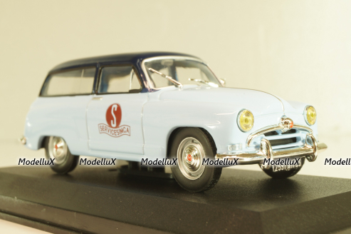 Simca Aronde Chatelaine "Simca Service", light blue/blue, Altaya 1:43