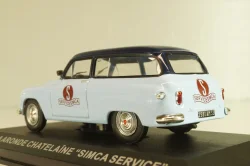 Simca Aronde Chatelaine "Simca Service", light blue/blue, Altaya 1:43