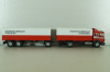 Mercedes 1729 truck, with trailer, red "Truck of the year 1990", 314, NZG 1:43 