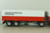 Mercedes 1729 truck, with trailer, red "Truck of the year 1990", 314, NZG 1:43 