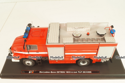 Mercedes-Benz Zetros 1833 A 4x4 TLF 20/4500, пожарный автомобиль, красный, TR4839, TruckTyr 1:43