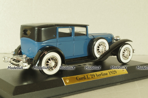 Cord L 29 berline 1929, blue/black, Atlas 1:43