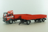 Mercedes 1729 truck, with trailer, red "Truck of the year 1990", 314, NZG 1:43 