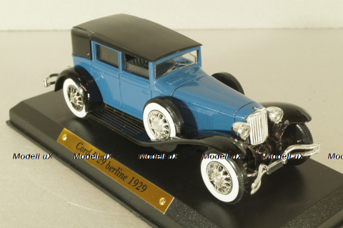 Cord L 29 berline 1929, blue/black, Atlas 1:43