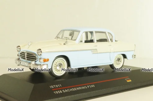 Sachsenring P240 1958, light blue/white, IST011, IST 1:43