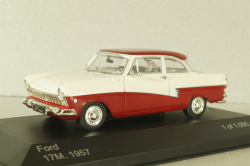 Ford Taunus 17M (P2) white/red, WB190, WhiteBox 1:43