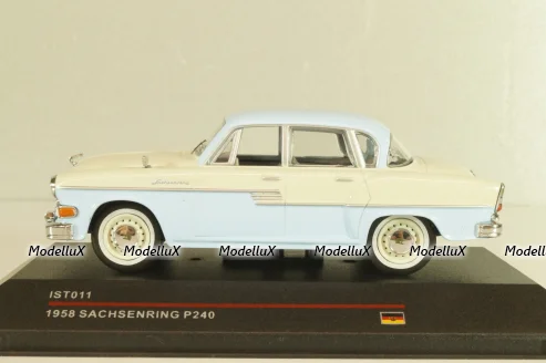 Sachsenring P240 1958, light blue/white, IST011, IST 1:43
