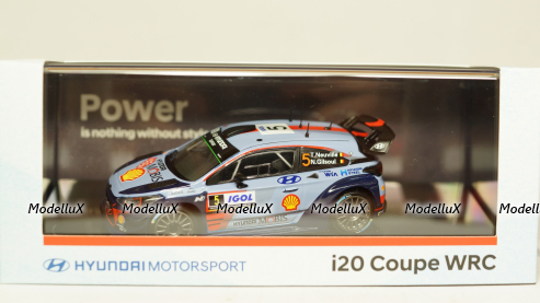 Hyundai i20 Coupe WRC #5 Winner Rallye Tour de Corse 2017 Neuville/Gilsoul, IXO 1:43