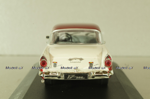 Ford Taunus 17M (P2) white/red, WB190, WhiteBox 1:43