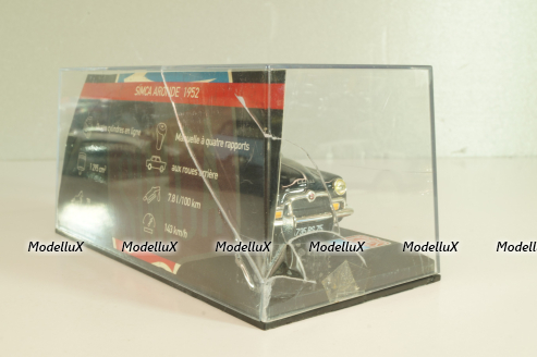 Simca Aronde 1952, black, LBAS058, Les Belles Annees Simca #58, Altaya 1:43