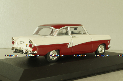 Ford Taunus 17M (P2) white/red, WB190, WhiteBox 1:43