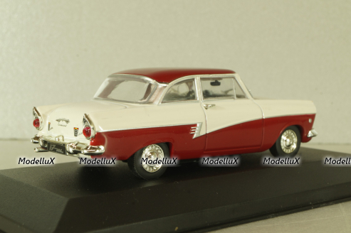 Ford Taunus 17M (P2) white/red, WB190, WhiteBox 1:43