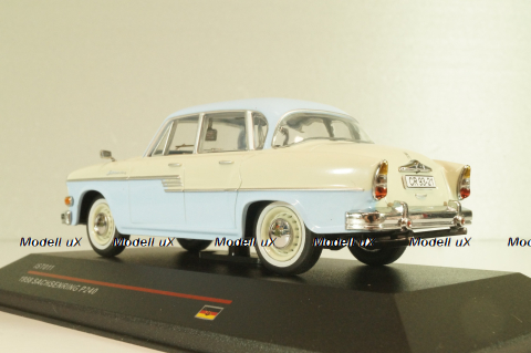 Sachsenring P240 1958, light blue/white, IST011, IST 1:43