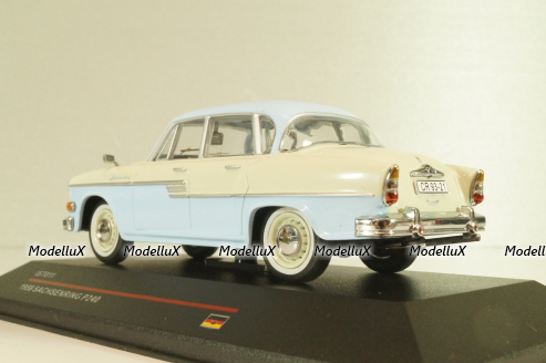 Sachsenring P240 1958, light blue/white, IST011, IST 1:43