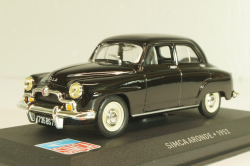 Simca Aronde 1952, black, LBAS058, Les Belles Annees Simca #58, Altaya 1:43