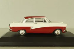 Ford Taunus 17M (P2) white/red, WB190, WhiteBox 1:43