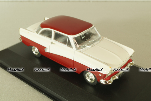 Ford Taunus 17M (P2) white/red, WB190, WhiteBox 1:43
