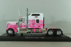 Kenworth W900 6x4 1998, pink, Truck Tuning Collection #15, Hachette 1:43