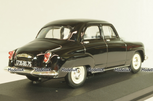 Simca Aronde 1952, black, LBAS058, Les Belles Annees Simca #58, Altaya 1:43
