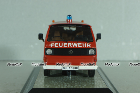 Volkswagen T3b Feuerwehr, red, 13052, Premium Classixxs 1:43 