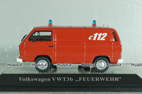 Volkswagen T3b Feuerwehr, red, 13052, Premium Classixxs 1:43 