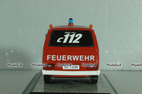 Volkswagen T3b Feuerwehr, red, 13052, Premium Classixxs 1:43 