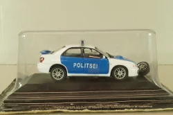 Subaru Impreza Police Estonia 2002, white/blue, Cararama 1:43 Уценка!