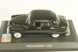 Simca Aronde 1952, black, LBAS058, Les Belles Annees Simca #58, Altaya 1:43